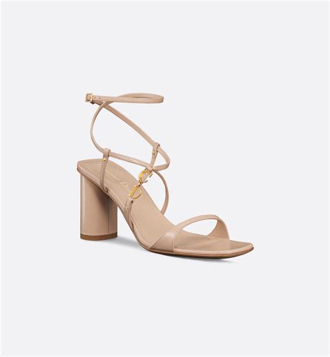 dior 066|C'est Dior Heeled Sandal Nude Calfskin .